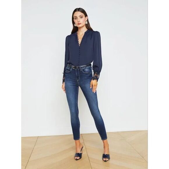 L'AGENCE Monique Ultra High Rise Skinny in Barstow